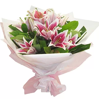 Gift Delivery - Send a Basket - p-225-bqt-stargazer-lilies-IMG_2869-copy